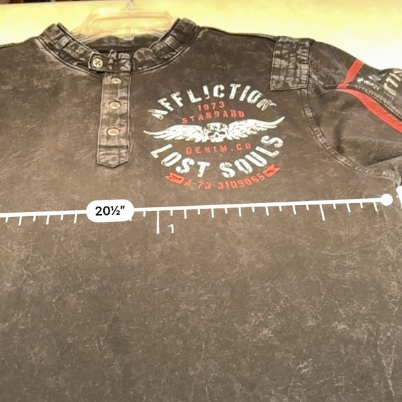 Affliction Men's Lost Souls Graphic Tee Large - Picture 8 of 10